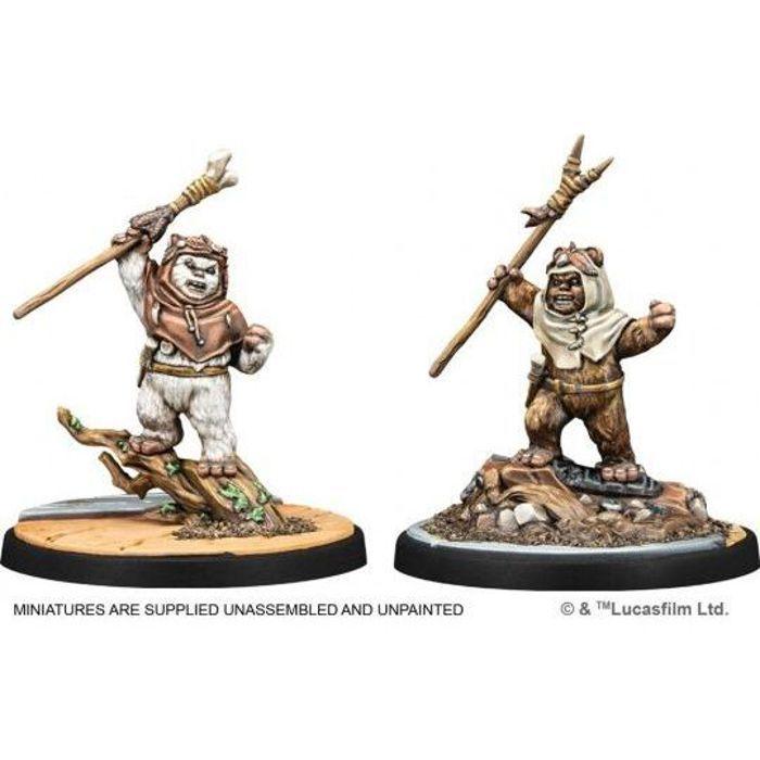 Figurine - atomic mass games - shatterpoint - 5 figurines - 12 cartes - star wars