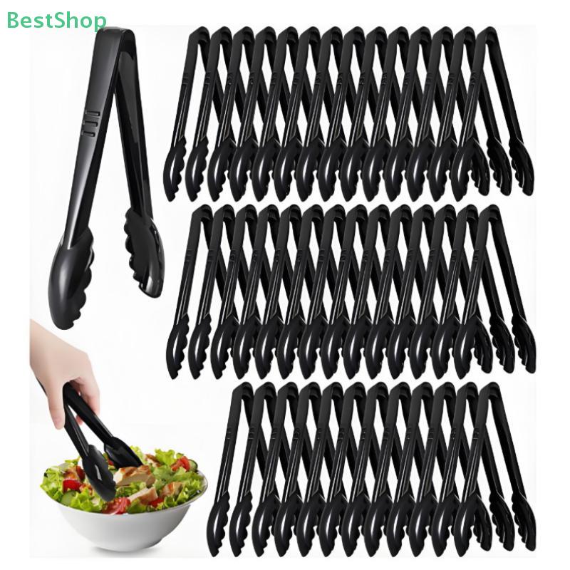 2/4/6'lı Paket Plastik Klipsler Toptan 9 İnç Plastik Servis Klipsleri, Tek Kullanımlık Servis Klipsleri, Ağır Hizmet Tipi Plastik Salata Klipsleri