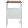 VidaXL Side Table White 55x36x59.5 Cm Engineered Wood 343106