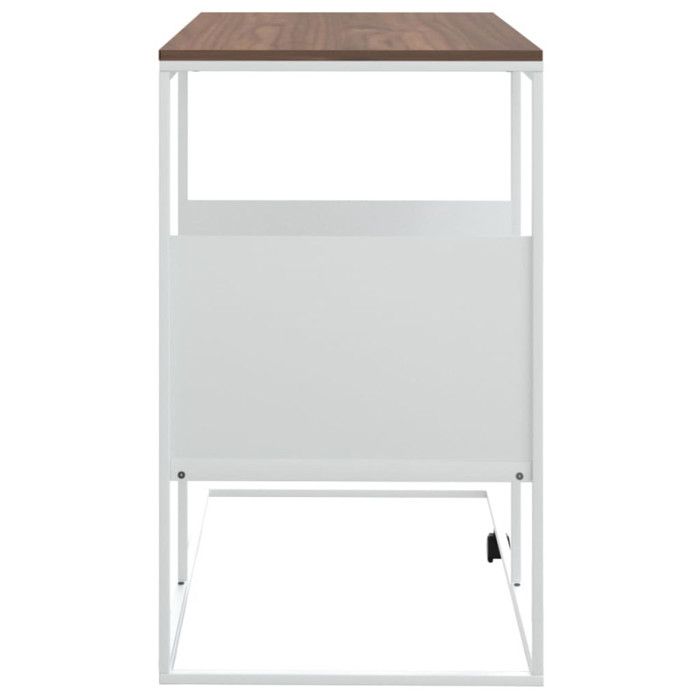 VidaXL Side Table White 55x36x59.5 Cm Engineered Wood 343106