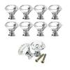10pcs Bouton De Meuble Poignées De Tiroir Armoire Poignées En Verre