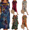Rochie Casual cu Mânecă Scurtă și Decolteu Rotund Femei Primăvară Vară Modă