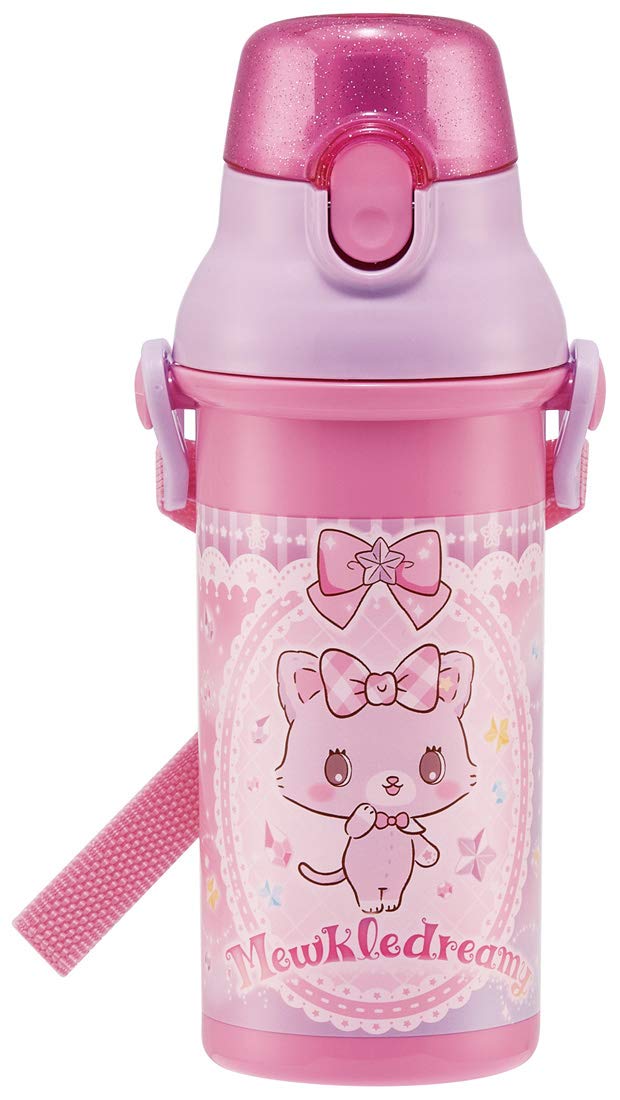 Skater Antibacterial Plastic Water Bottle 480ml Sanrio Mewkledreamy Friends Girls Made in Japan (skater) Children s Ag+ PSB5SANAG-A
