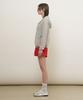 GENERALIDEA Sheer Hooded Knit Pullover [Melange Grey] / Gf2Lkp526