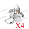 Medieval Knight Figures Building Blocks Elf Guard Dwarf Warrior Wild Boar Sheep Mount Fantasy Movie Character Soldier Bricks Toy