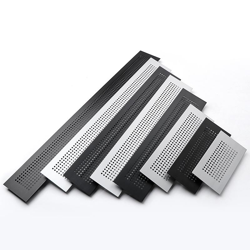 Atmungsaktiver Gitterrost aus Aluminiumlegierung für die Belüftung in Schränken und Garderoben