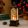 New Christmas decorations, glowing snow music box, Christmas wind lantern, Christmas gift ornaments, Santa Claus lantern