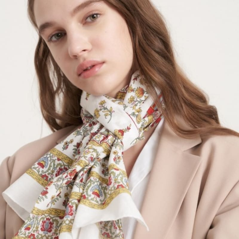 BB’DE SOLI’DE Byzantine Cotton Scarf 2color