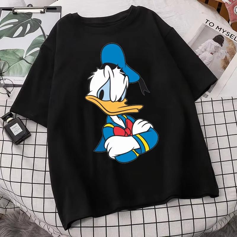 Disney Donald Duck Printed Hoodie for AutumnWinter 2026 100 Pure Cotton Warm Sweatshirt Casual Loose Hoodie Unisex