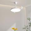UOSU Modern Ultra-Thin LED Dimmable Ceiling Fan Light