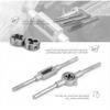 12/20Pcs Multifunction Tap and Die Set M3-M12 Metric Screw Thread Plugs Hand Screw Taps Straight Taper Tapping and Thread Tools