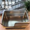 Extra Large Fully Enclosed Stainless Steel Cat Litter Box Is Leak-proof and Deodorizing