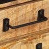 Meuble TV - VIDAXL - Bois massif de manguier - Style industriel - 120 x 30 x 40 cm