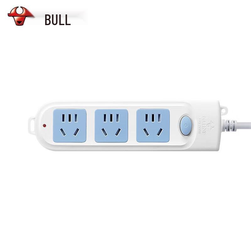 BULL Multi-Outlet Power Strip with Child Safety CN plug (adapter included)