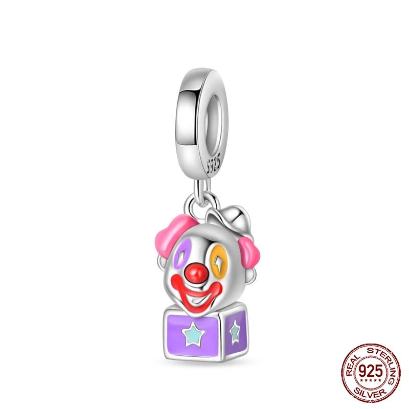 New Copper Colorful Balloon Bear Air Balloon Card Charm Beads Fit Brand Original Bracelet Diy Fine Jewelry Gift
