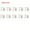 10pcs Invisible No-Sew Hem Shorteners, Adjustable Non-Slip Clips for Jeans & Wide-Leg Pants, Multi-Color (Includes White)