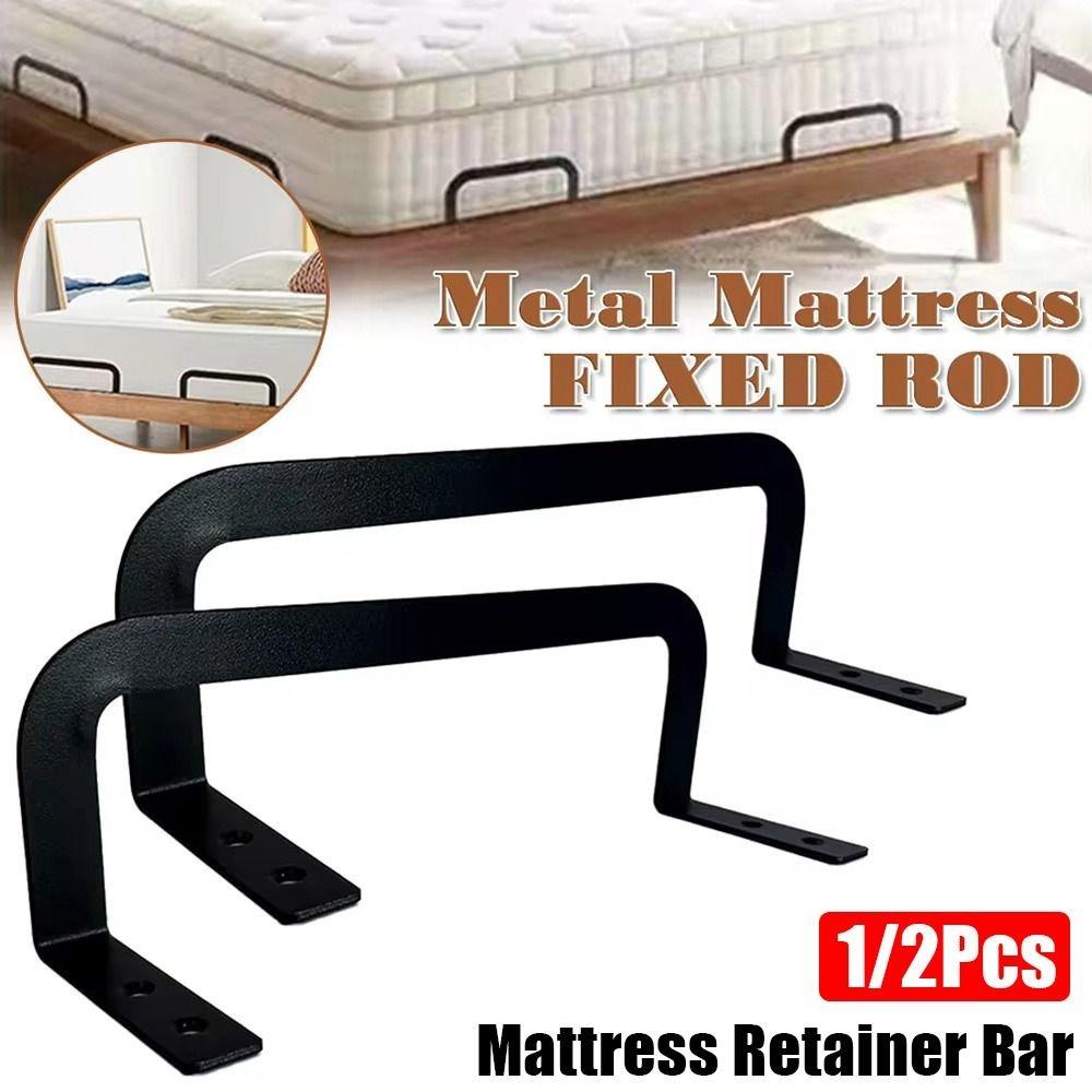 High Quality 1/2Pcs Prevent Mattress Sliding Mattress Retainer Bar Frame Retainers Stainless Steel Bed Mattress Non-Slip Bracket