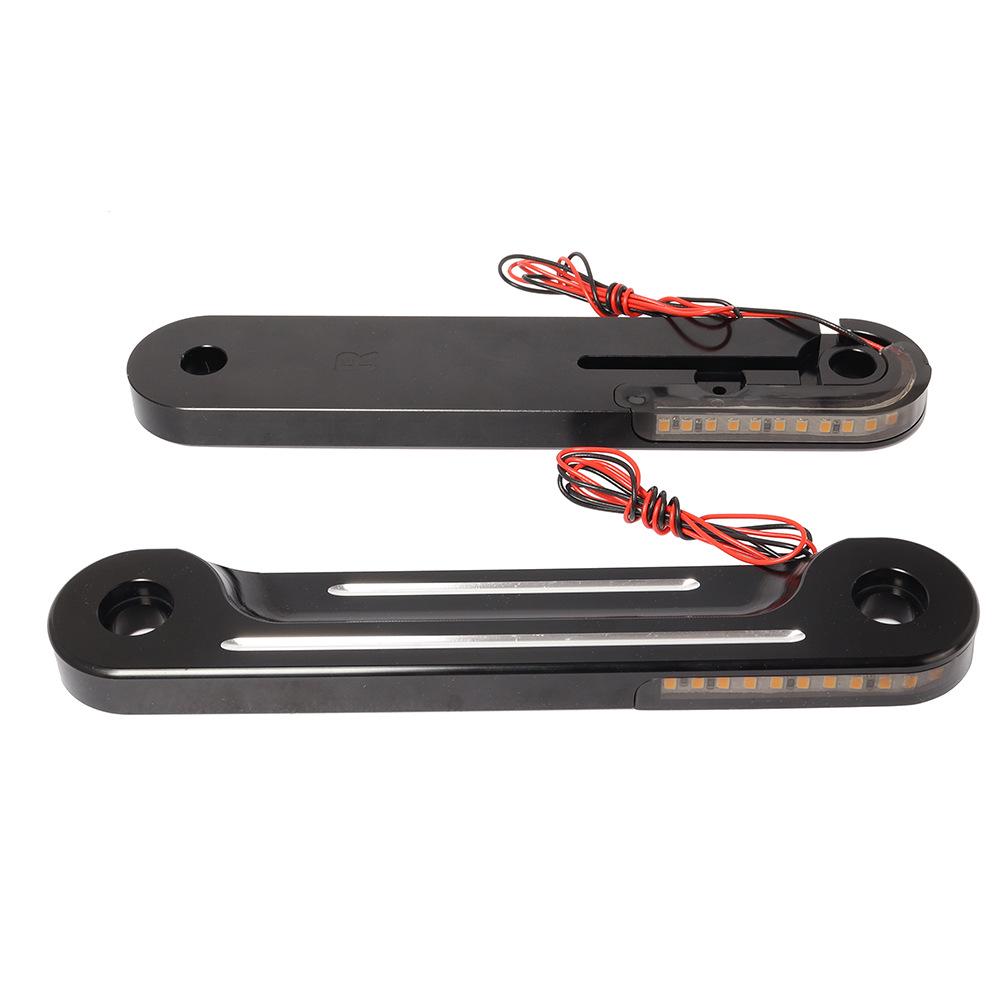 Harley Road King Dual LED Light & Shock Absorption Bracket