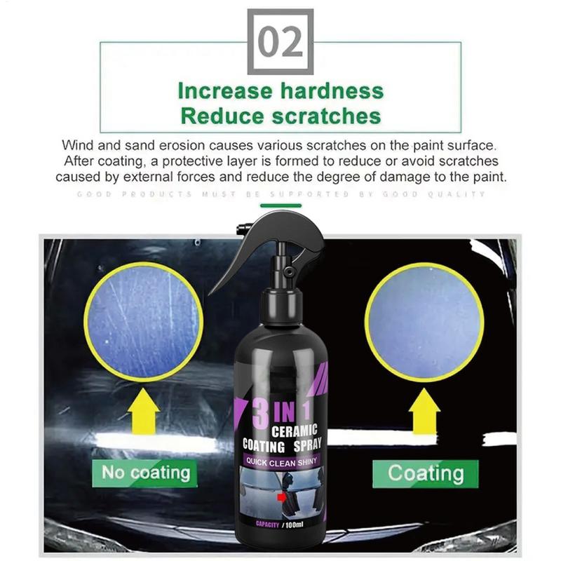 100ml Car Ceramic Coating Liquid Coatin Nano Crystal Hydrophobic Layer Polishing Paint Coating Agent Car Polish Nano Coatings