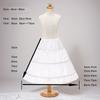 Breathable Petticoat for Kids Girl Comfortable and Adjustable Crinoline Skirt for Children Formal Occasion Costume Props