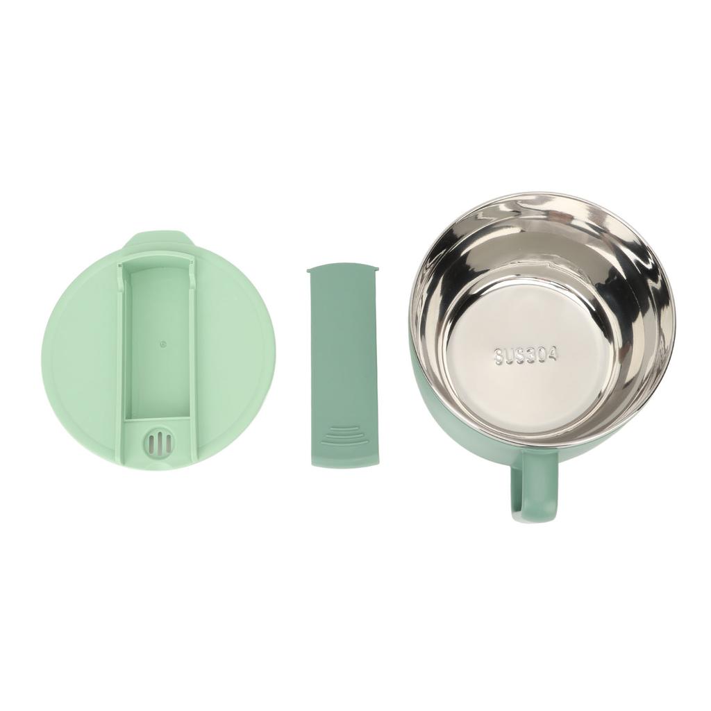 Noodle Bowl with Chopsticks and Spork 1200ml 304 Stainless Steel Portable Ramen Cooker Bowl with