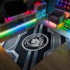 Manchester City Design Krystalfløjl Tæppe Hyggeligt Ikke?Skridsikkert Tæppe med Print til Soveværelse Stue Entré