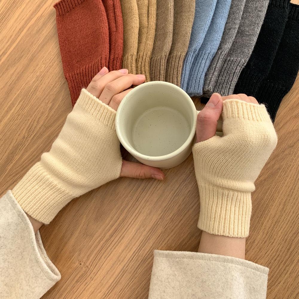 

Короткие вязаные перчатки для рук City Square Blue, 7 цветов