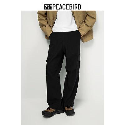 PEACEBIRD Herren Gerade Cargopants Fallschirmpants
