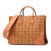 New MCM VisetosMünchen Leather Tote Bag, Shopping Bag, Combo Bag, Shoulder Bag, Crossbody Bag, Handbag Large Women's MWTCSBO02CO001