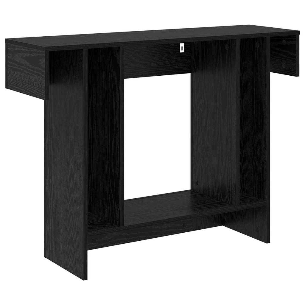 Black Oak Console Table 101 x 30 x 74 cm
