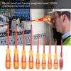 9-in-1 Insulated Screwdriver Set - Multifunctional Phillips & Slotted Electrician Tool Kit