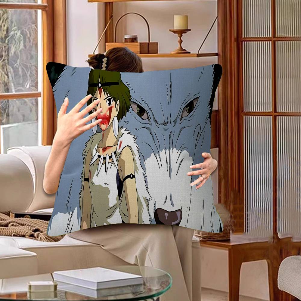 Anime P-Princess M-Mononoke Lucky Dragon pillow cover sofa cushion cover home room decoration children gift