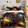 "Vivid Cosmic Fireworks Burst." Bedding Sets Duvet Covers Pillowcases(1* Duvet Cover 2* Pillowcases Without Duvet Insert)