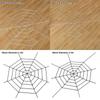 150cm/250cm Riesiges Spinnennetz Schwarz/Weiß Halloween Dekoration Gruseliges Riesenspinnennetz Horror Requisiten Spukhaus