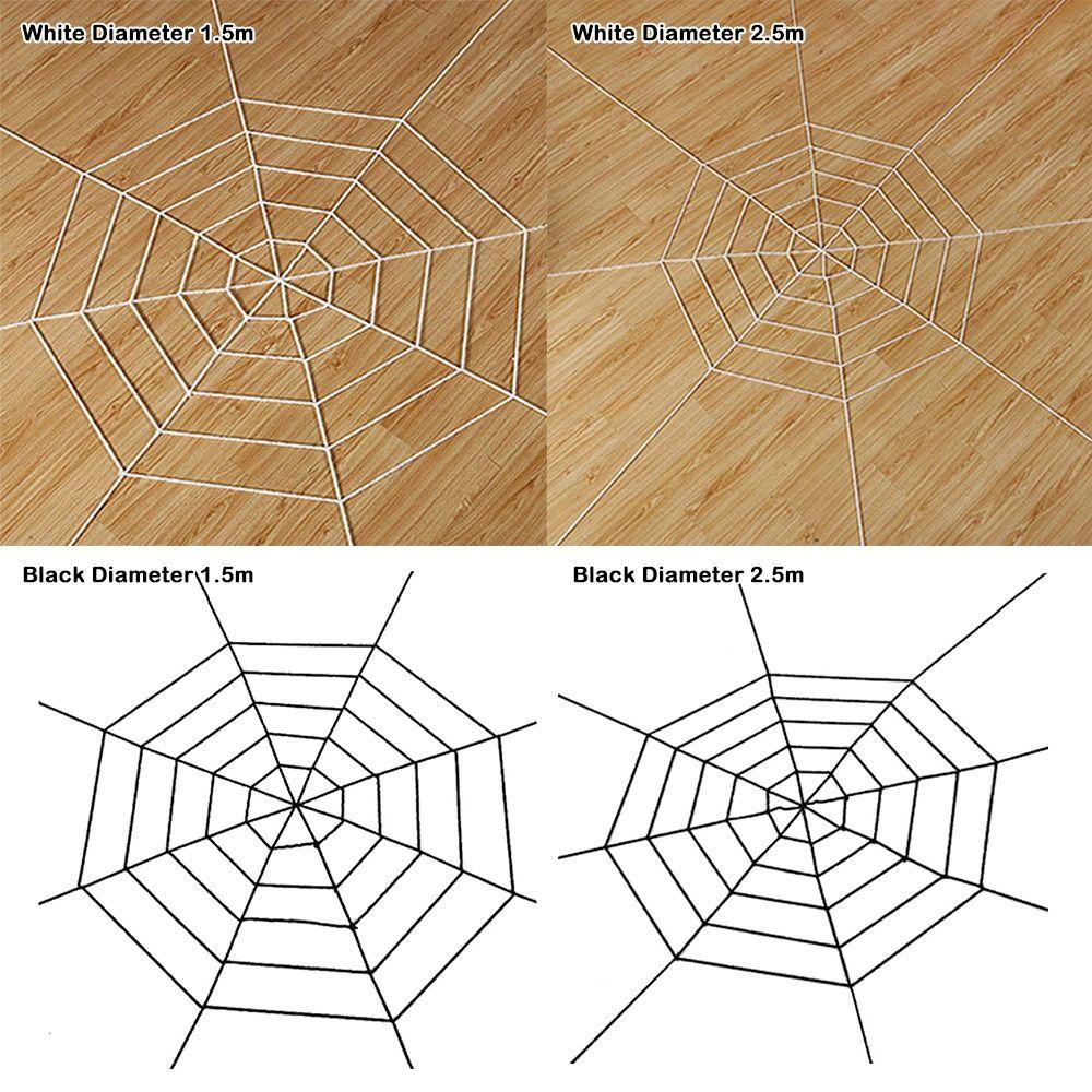 150cm/250cm Riesiges Spinnennetz Schwarz/Weiß Halloween Dekoration Gruseliges Riesenspinnennetz Horror Requisiten Spukhaus