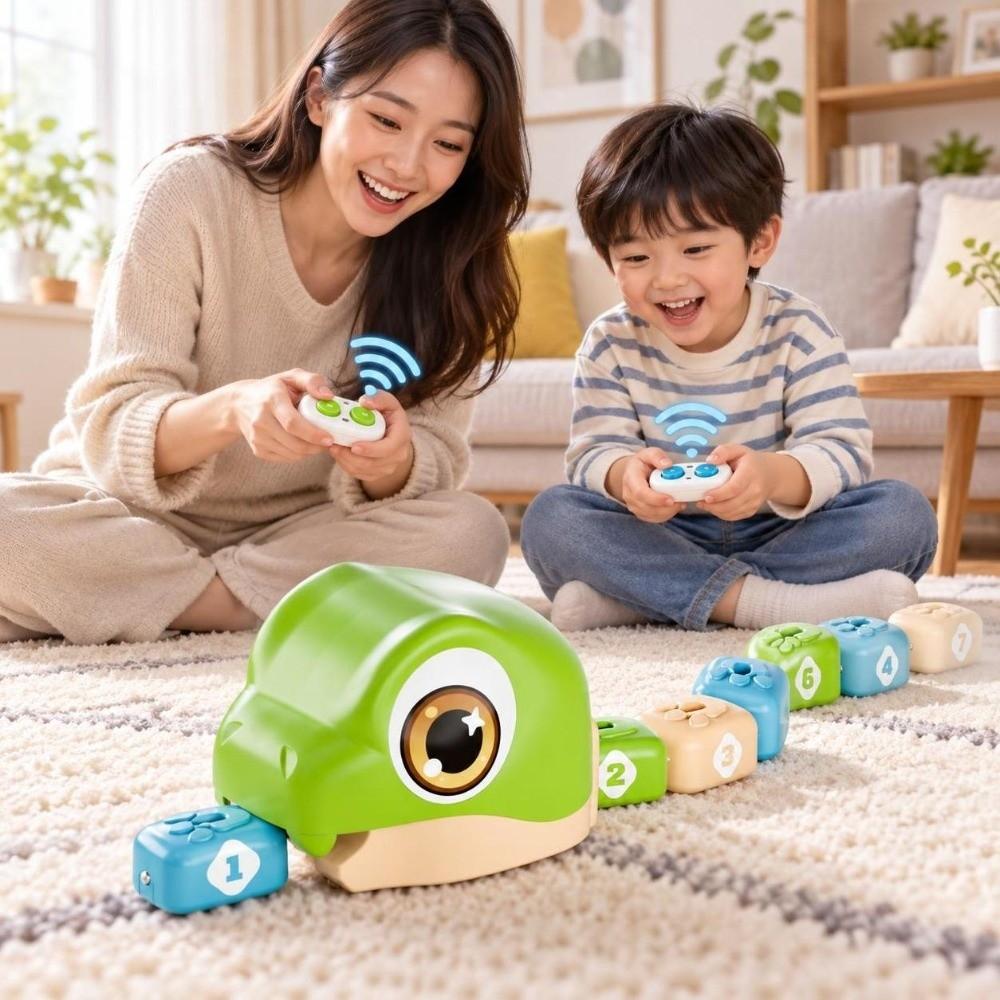 Interactive Remote Control Car Magnetic Magnetic RC Car Fun Game RC Snake Car Toy Tabletop Game