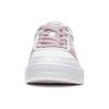Li Ning Qingyi Synthetic Leather Slip Resistant Abrasion Resistant Low Top Skateboard Shoes Women's White Pink AGCT402-3