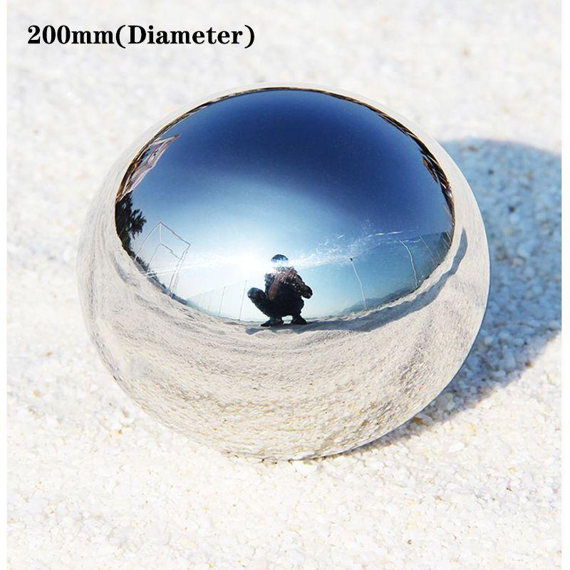 

Полый шар Бесшовный Нержавеющая сталь 304 Зеркальный шар Сфера Садовые украшения 20cm