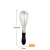 Stainless Steel Whisk Duo: Durable for whisking eggs & stirring sauces—a handy tool for home baking!