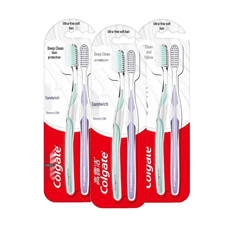 Colgate Slim Soft Dual Core Deep Clean Toothbrushes (6-Pack)