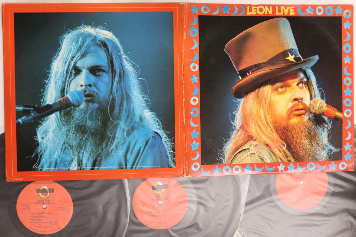 

LP Record LEON RUSSELL - Leon Live STCO8917 SHELTER 1973 US Rock Used