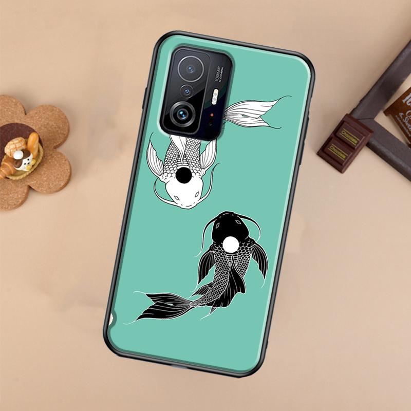 Koi Fish Yin Yang Case For Xiaomi POCO X7 X6 X5 X3 Pro F3 F5 F6 M6 Pro 13 14 Ultra 11T 12T 13T 14T Pro Cover