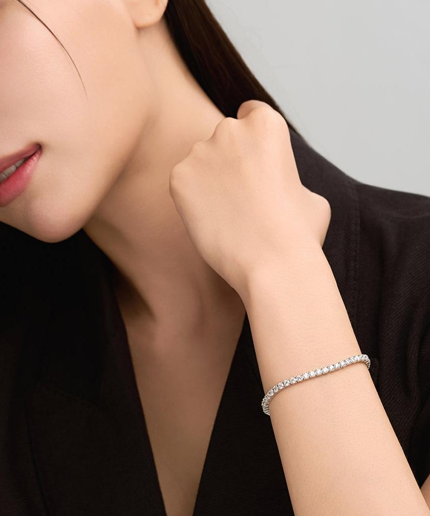 Lloyd 3Mm Silver Tennis Bracelet Llbs50316S
