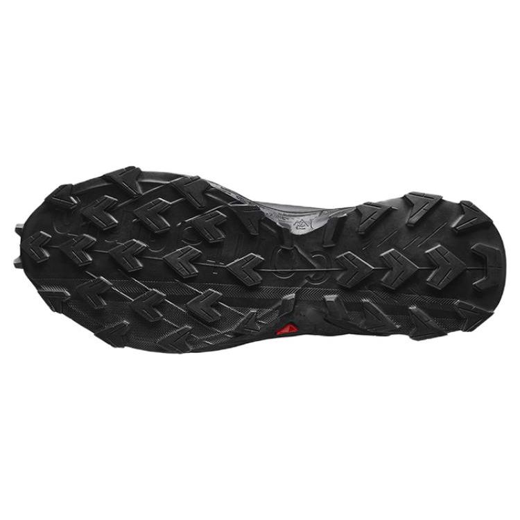 SALOMON Supercross 4 Gtx Leather Slip Resistant Durable Low Top Outdoor Functional Shoes Men Shoes Black 417316