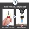 Quick Release Screwdriver Drill Bit Extension Magnetic 1/4 Inch Head Transfer Lever Self-locking Adapter Rod 100 150mm Hand Tool