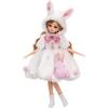 Takara Tomy Licca-chan Dress LW-07 Fluffy White Rabbit Outfit Toy for Pretend Play Ages 3 and Up