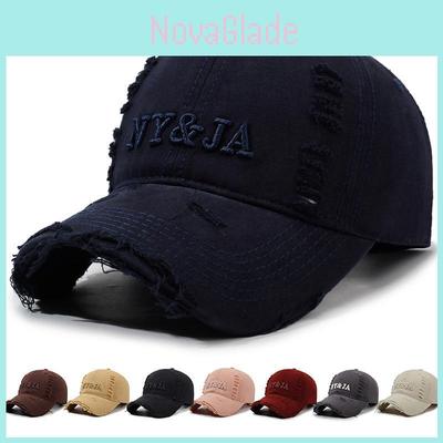 Streetwear Vintage Baseballpet Met Geborduurde Letters Voor Mannen Vrouwen Buiten Zonbescherming