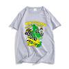 T-shirts MEN Parachute Crocodile T Shirts 100% Cotton Photo Tshirts Anime Print Cartoon Fashion