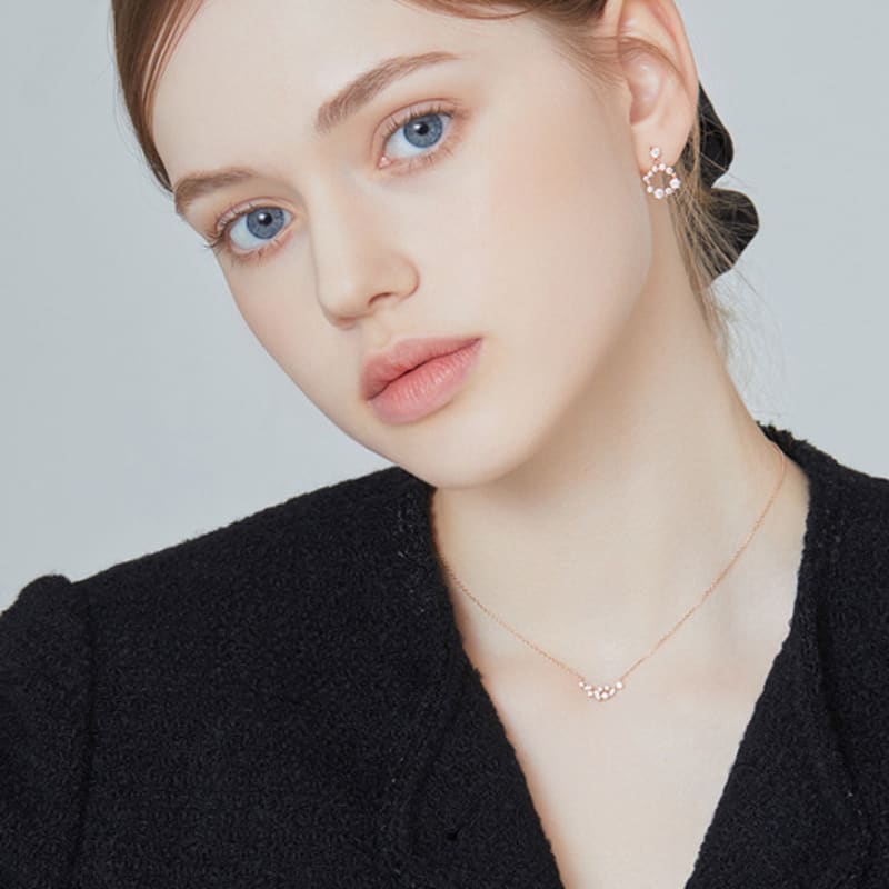 J.ESTINA Jay Blanc Necklace (JJPJNQ9AF509SR420)