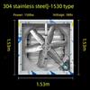 304 Stainless Steel Negative Pressure Fan Industrial Exhaust Fan Farm Ventilation Fan Workshop Factory Powerful Exhaust Fan